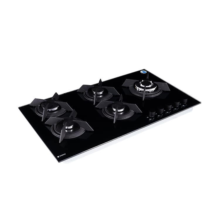 اجاق گاز صفحه ای اسنوا مدل SGH5-2323G پنج شعله شیشه مشکی