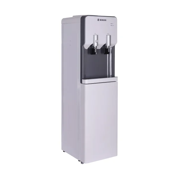 آبسردکن ایستاده بنس مدل BW-S642/G سفید پنل سیلور یخچال دار