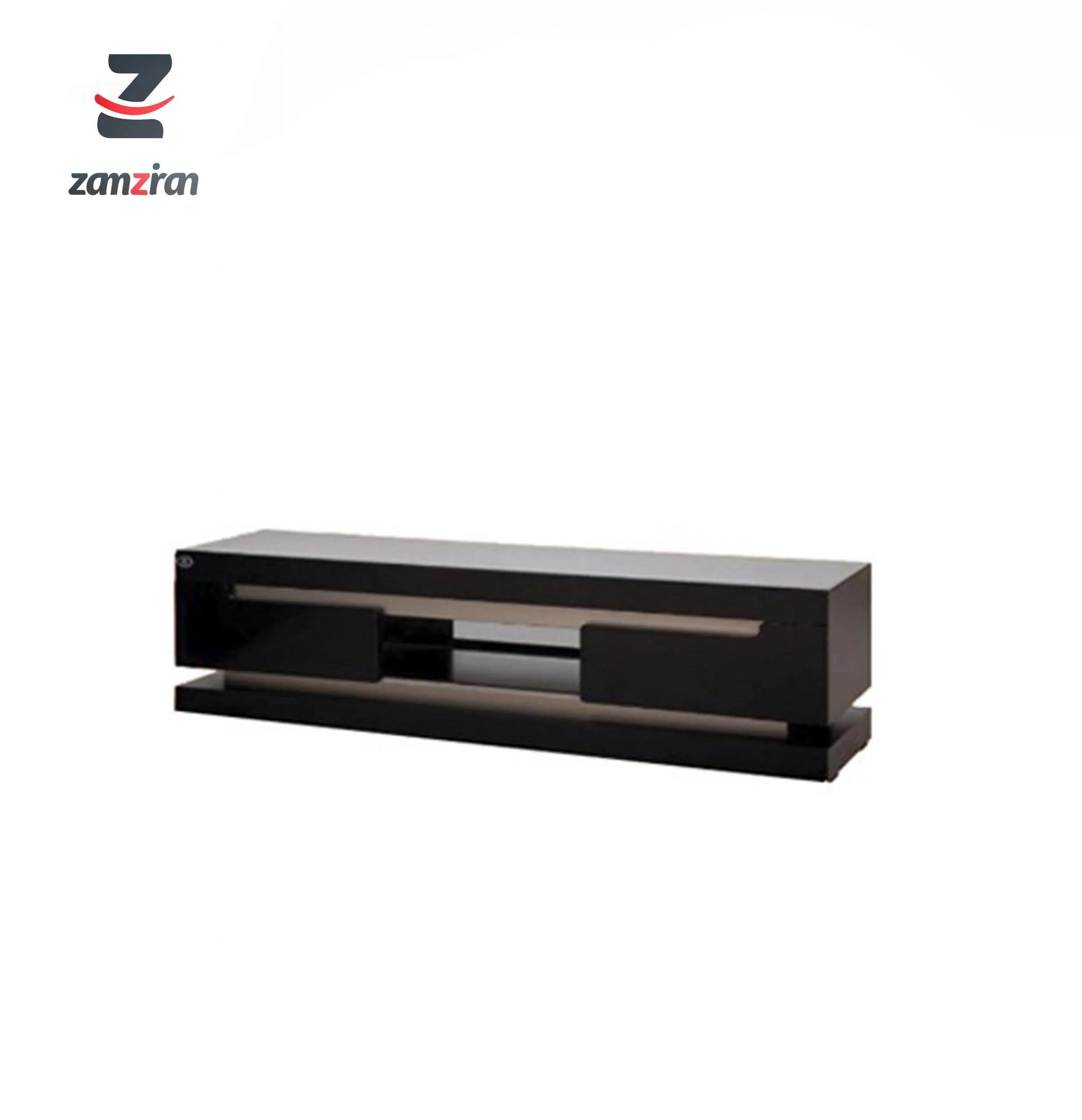 میز ال ای دی متین مدل R608 مشکی سیلور 160 سانت