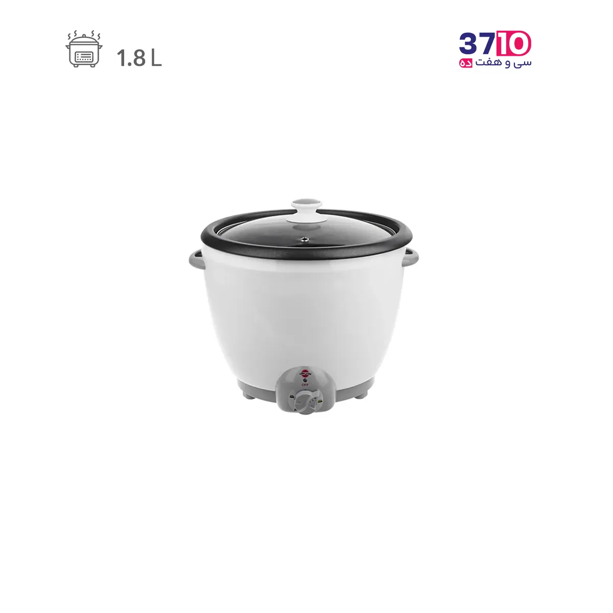 پلوپز پارس خزر مدل RC-181TSPW کندوج هشت نفره سفید