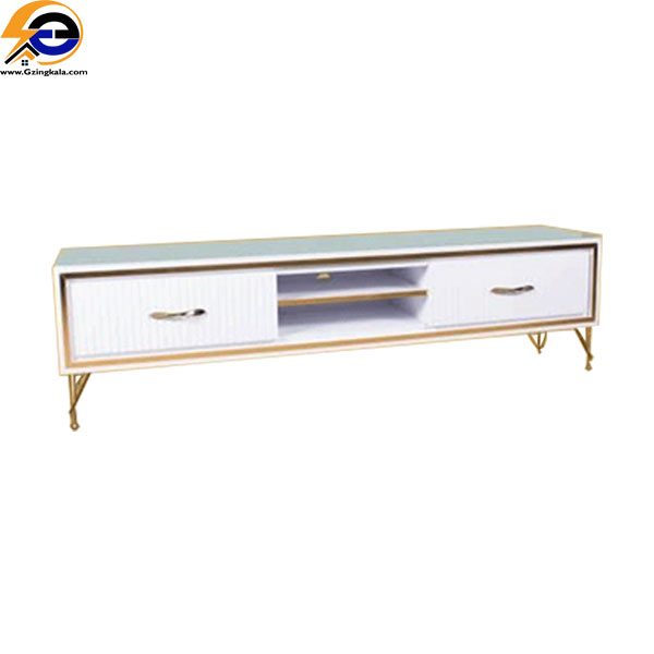 میز ال ای دی متین مدل R480 سفید طلایی 180 سانت