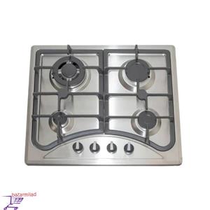 اجاق گاز صفحه ای لاجرمانیا مدل P6801H9XT چهار شعله استیل