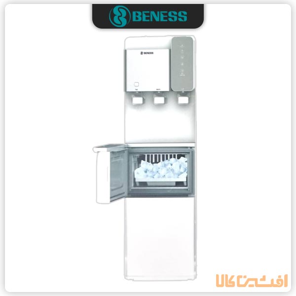 آبسردکن ایستاده بنس مدل BW-S656 سفید مجهز به یخساز یخچال دار