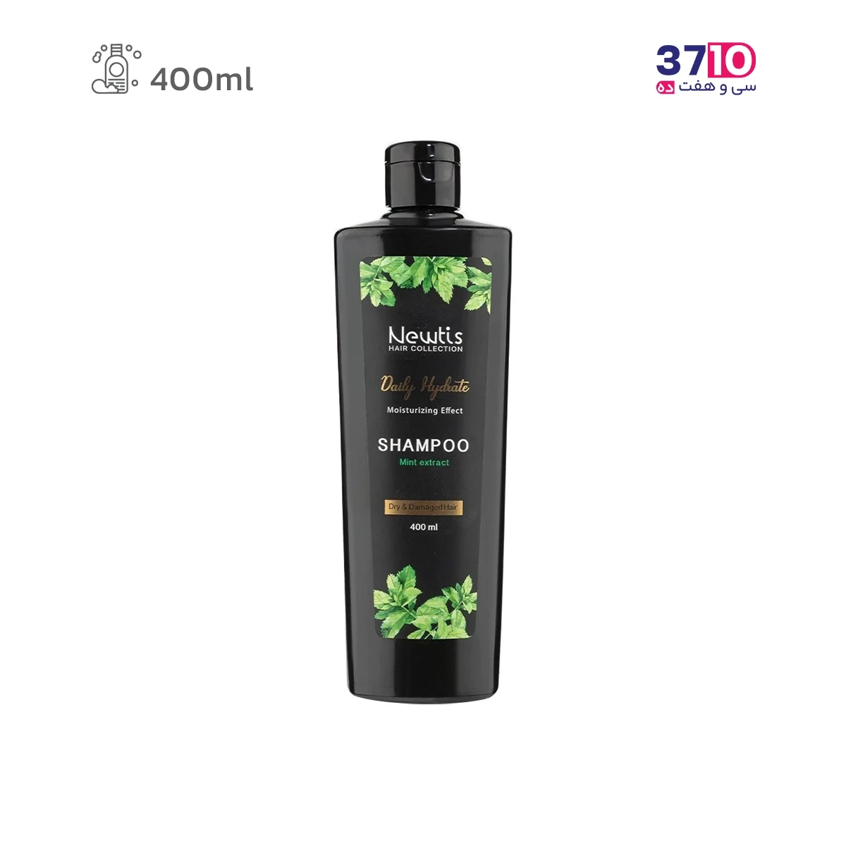 آرایشی شامپو موی سر گیاهی نیوتیس حاوی عصاره نعنا حجم 400 میلی لیتر