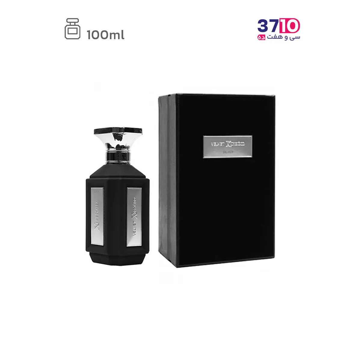 آرایشی ادوپرفیوم مردانه زیفوید Xiphoid مدل ولوت سیلور Silver Velvet حجم 100 میلی لیتر