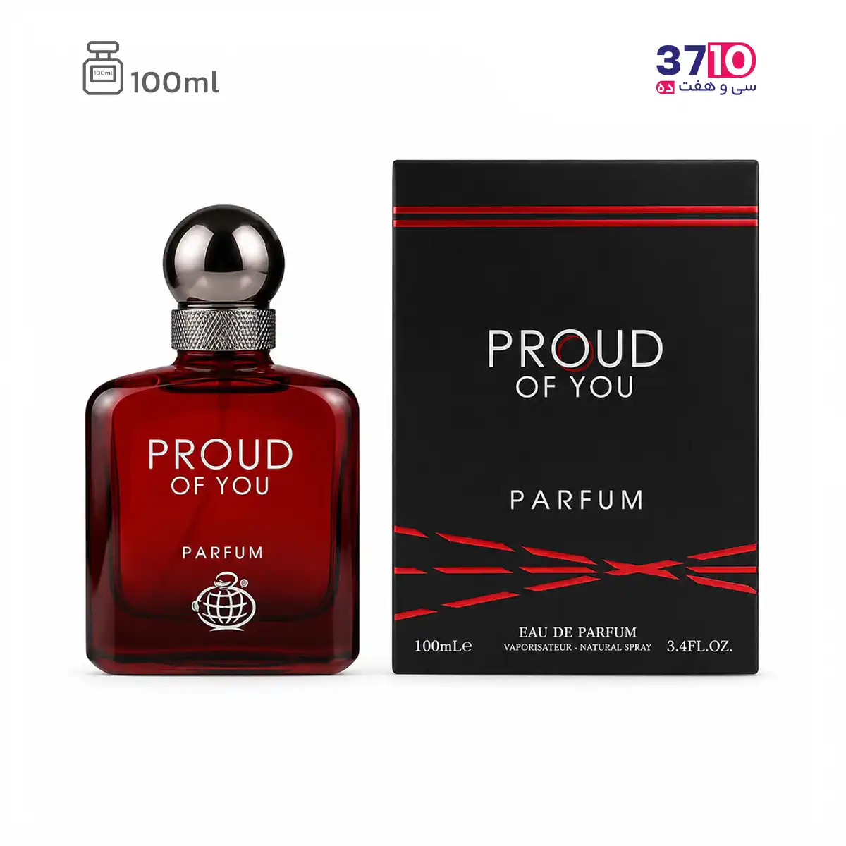 آرایشی ادپرفیوم پرود آف یو پارفیوم فراگرنس ورد PROUD OF YOU PARFUMحجم 100 میل