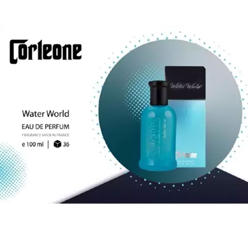 آرایشی ادو پرفیوم یونیسکس کورلئونه مدل واتر ورد water world میل100