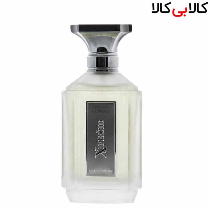 آرایشی ادوپرفیوم مردانه زیفوید Xiphoid مدل سیلوراکستریم Silver Extreme حجم 100 میلی لیتر